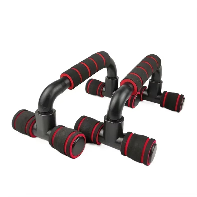 GYM Non-Slip H-Shaped Push up Bar,Handles Home Fitness Equipment for Arm Chest Workout Anti-Skid Support Stand Fitness Sport 2Pc