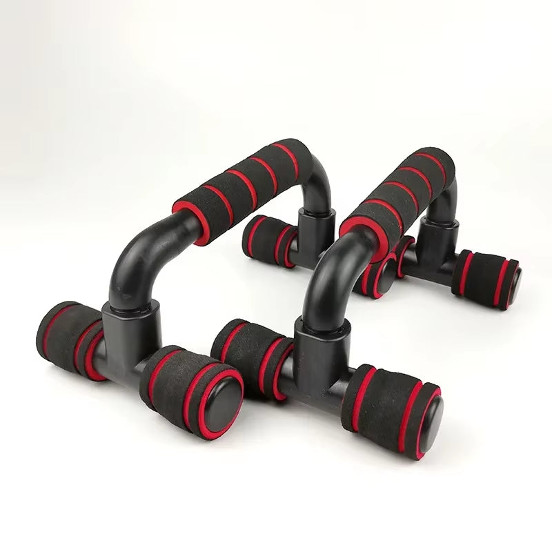 GYM Non-Slip H-Shaped Push up Bar,Handles Home Fitness Equipment for Arm Chest Workout Anti-Skid Support Stand Fitness Sport 2Pc