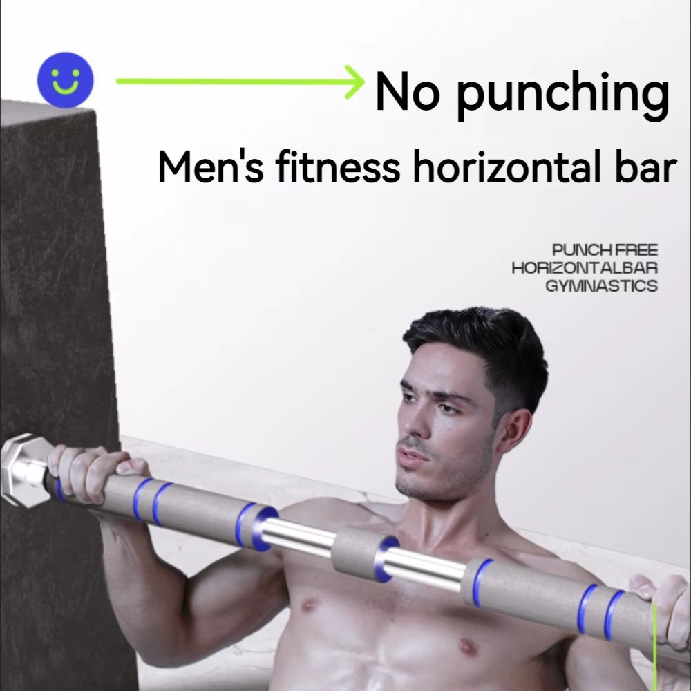Telescopic Doorway Pull up Bar Non-Slip Chin-Up Fitness Equipment Adjustable Home Gym Strength Training Heavy Duty for Men Women
