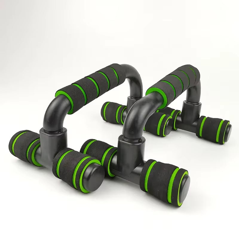 GYM Non-Slip H-Shaped Push up Bar,Handles Home Fitness Equipment for Arm Chest Workout Anti-Skid Support Stand Fitness Sport 2Pc