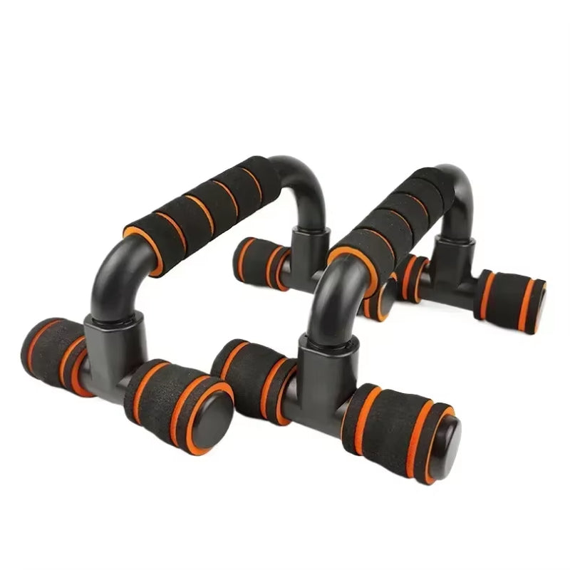 GYM Non-Slip H-Shaped Push up Bar,Handles Home Fitness Equipment for Arm Chest Workout Anti-Skid Support Stand Fitness Sport 2Pc
