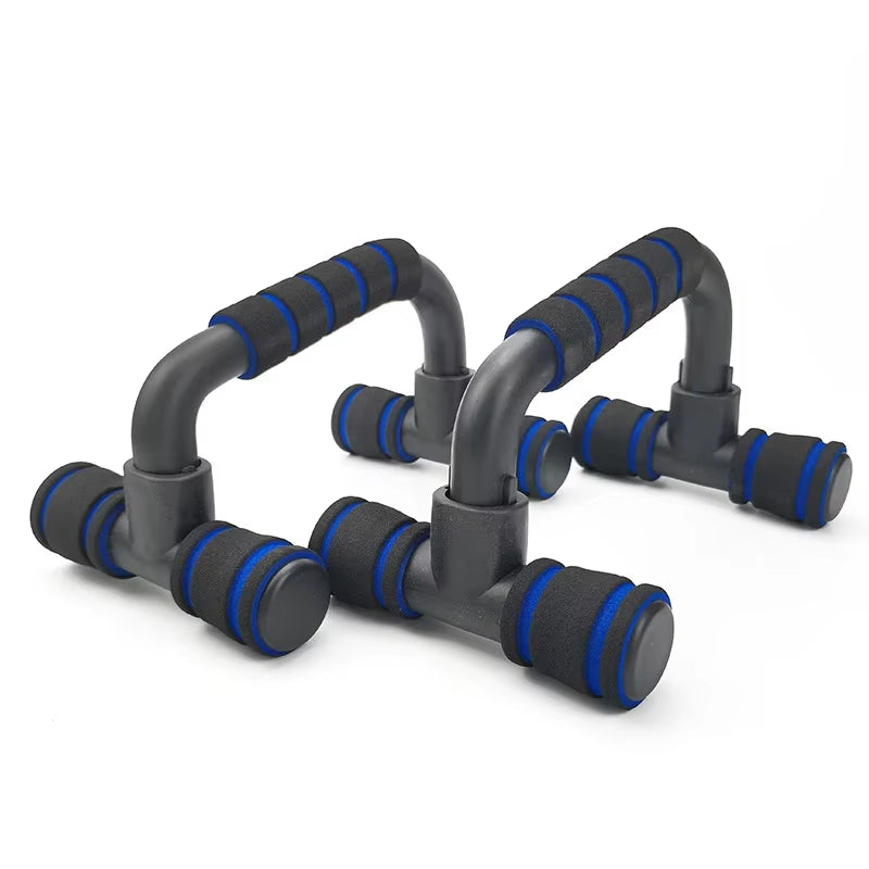 GYM Non-Slip H-Shaped Push up Bar,Handles Home Fitness Equipment for Arm Chest Workout Anti-Skid Support Stand Fitness Sport 2Pc